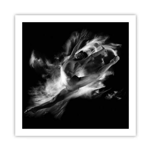 Affisch - Fångad i luften - 60x60 cm