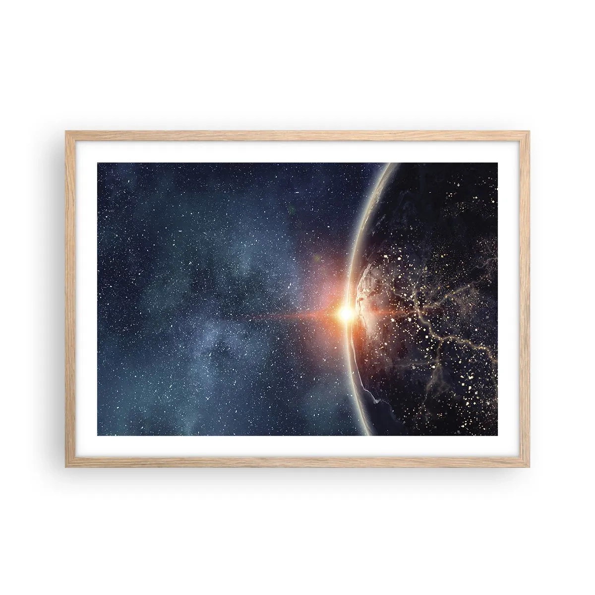 Affisch i ram av ljusek - I nytt perspektiv - 70x50 cm