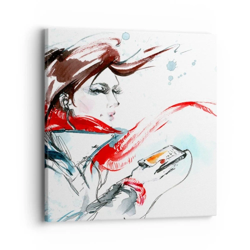 Canvastavla - Bild på duk - Spel inuti mig - 40x40 cm