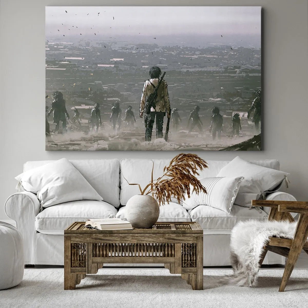 Canvastavla - Bild på duk - Den siste rättvise? - 100x70 cm
