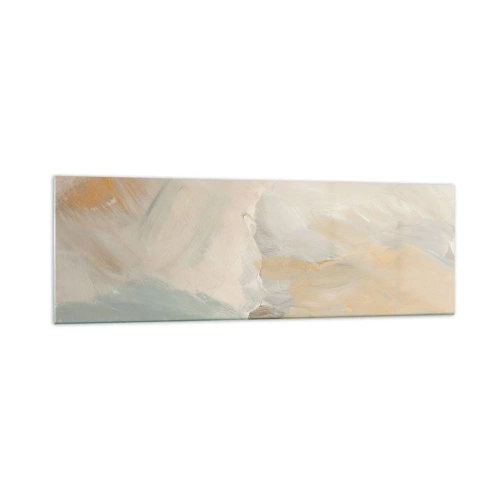 Glastavla - Bild på glas - Abstraktion - ett land av mildhet - 160x50 cm