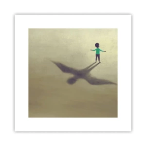 Affisch - Framtidens hjälte - 30x30 cm