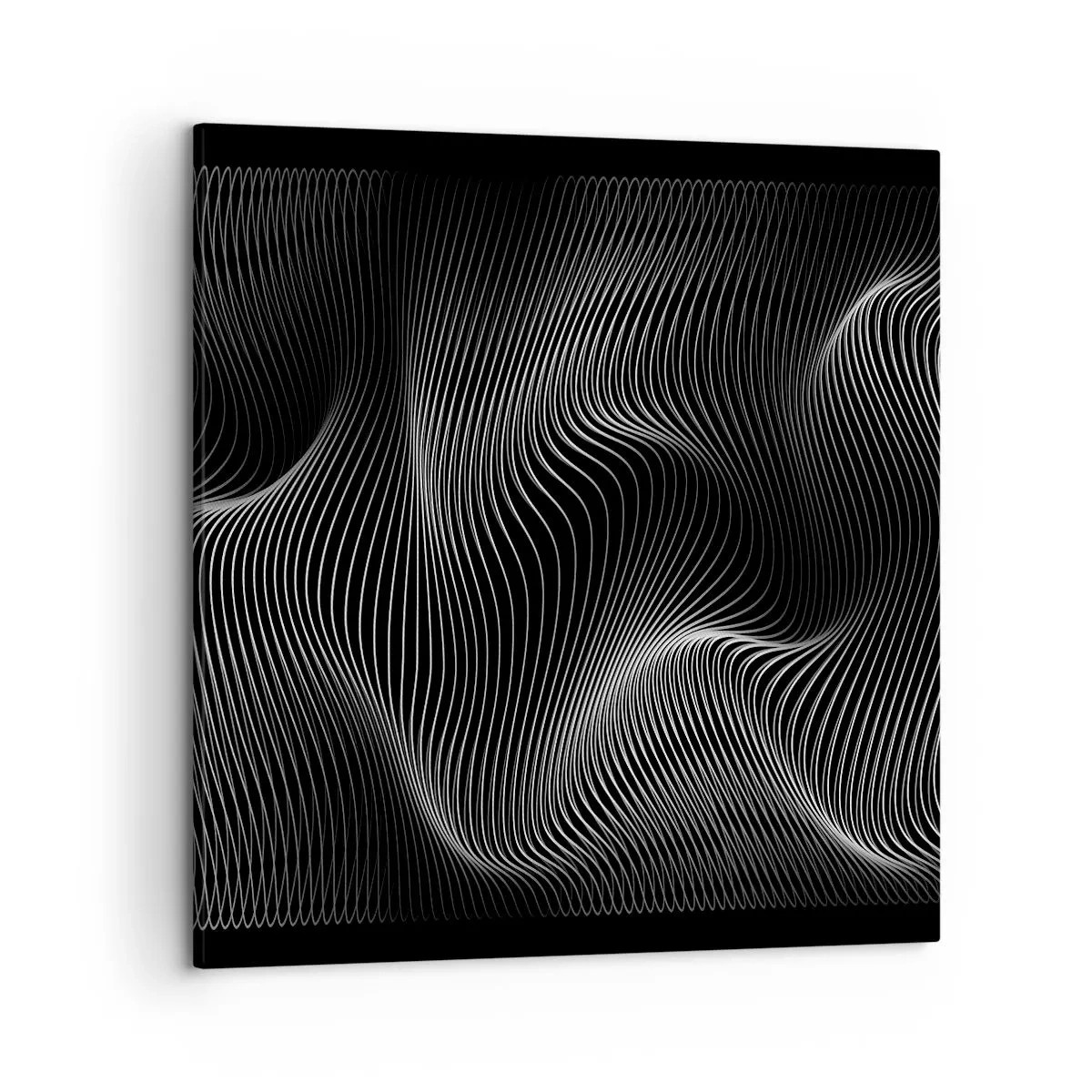 Canvastavla - Bild på duk - Ljusets dans i rymden - 50x50 cm