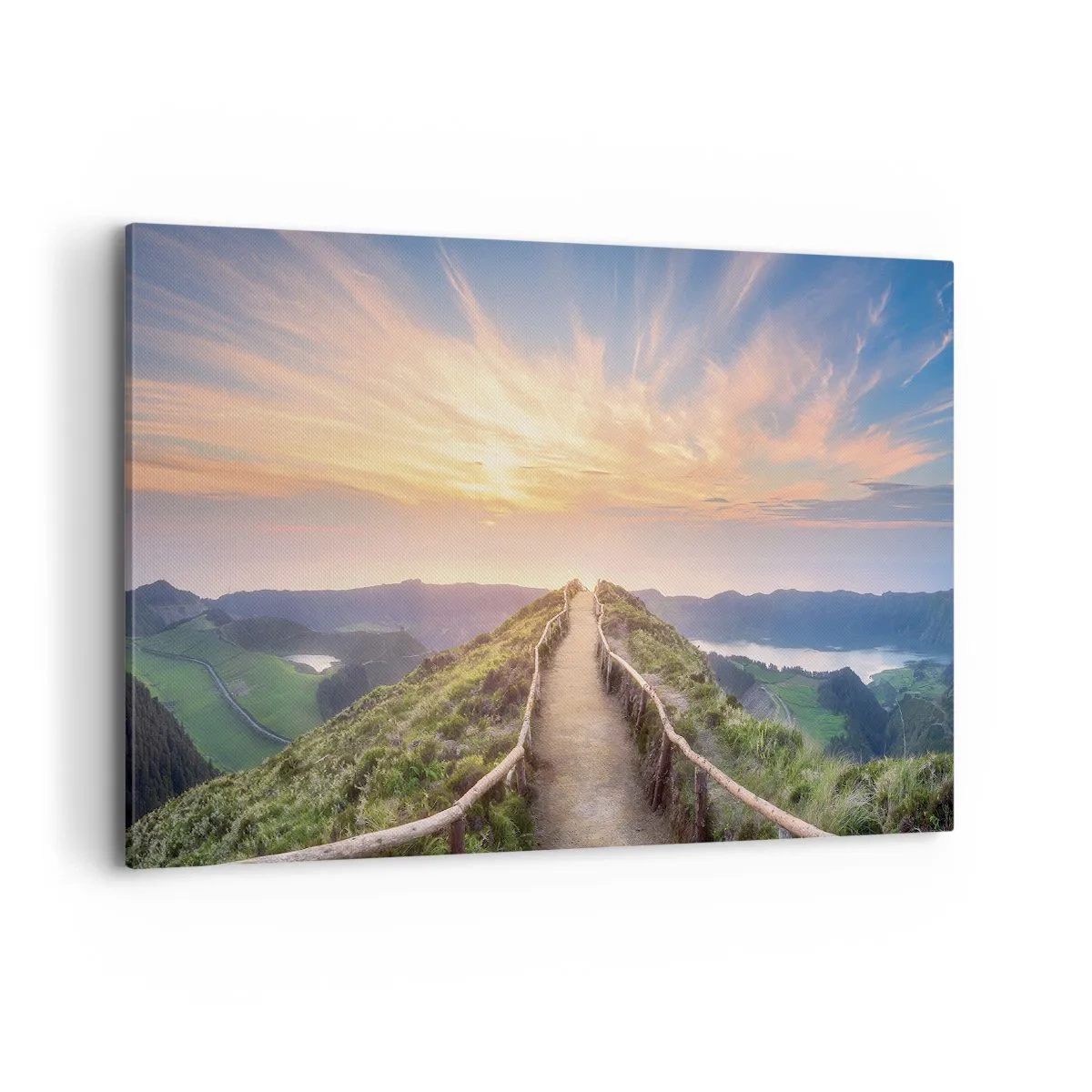 Canvastavla - Bild på duk - Nära himlen - 100x70 cm