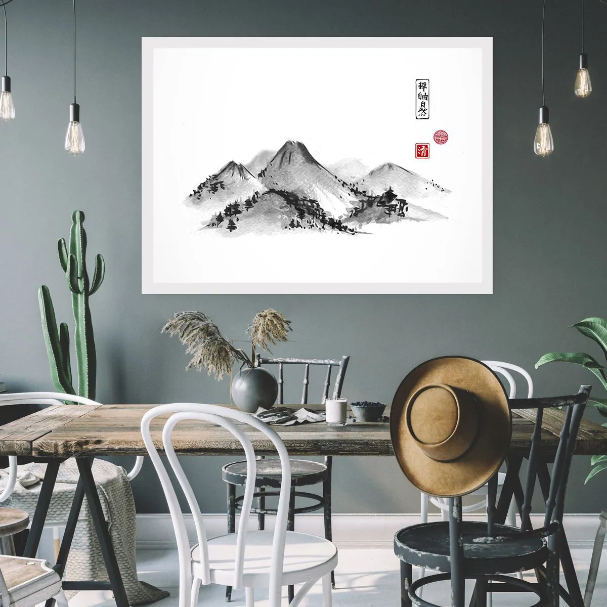 Affisch - Bortom fjällen - 70x50 cm