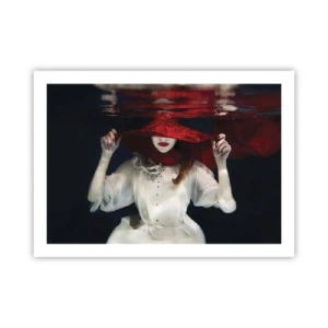 Affisch - Konstig fru - 70x50 cm