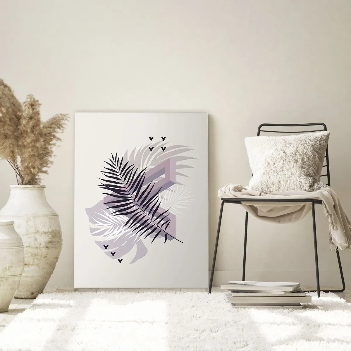 Glastavla - Bild på glas - Skuggans skugga - 50x70 cm