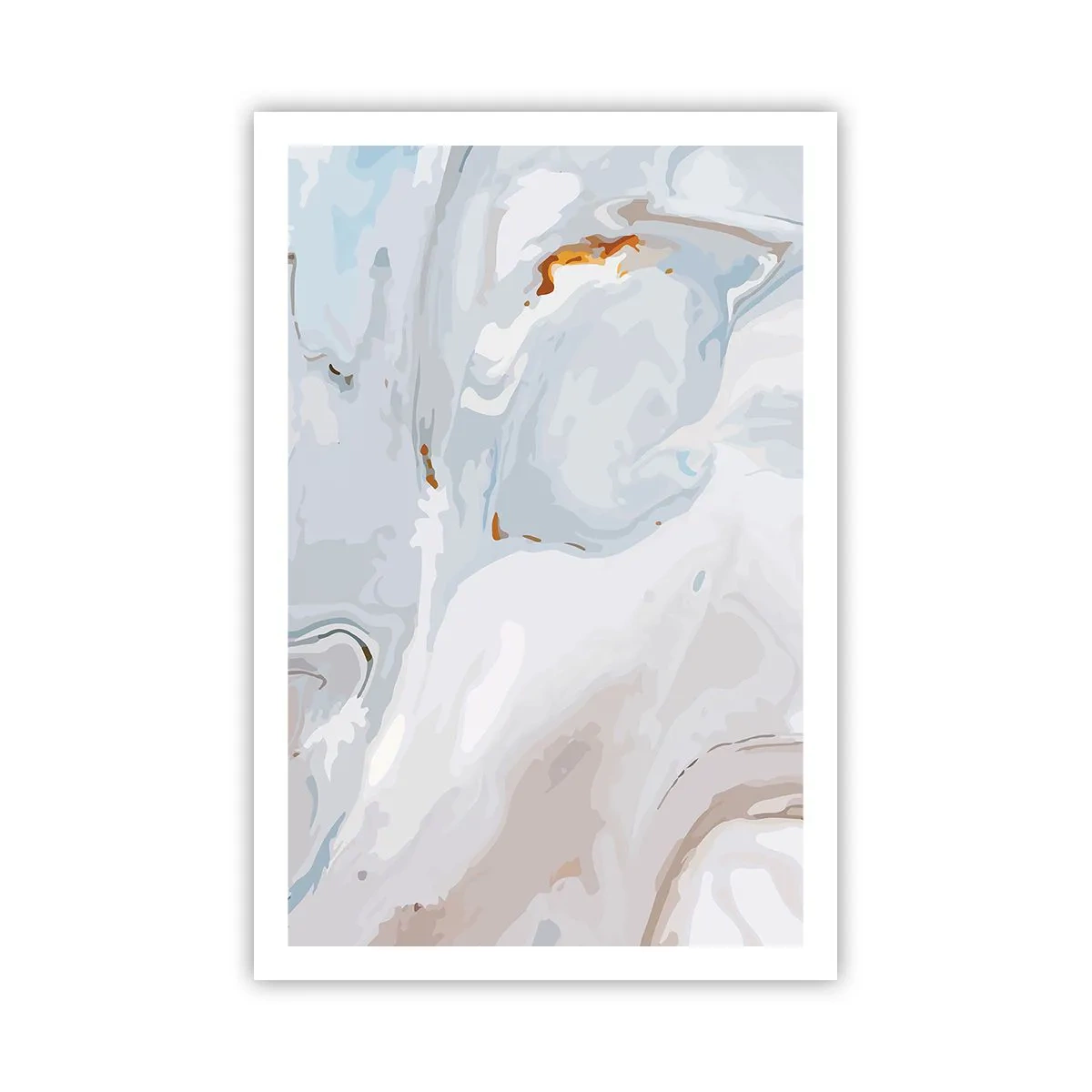 Affisch - Utbuktande vithet - 61x91 cm