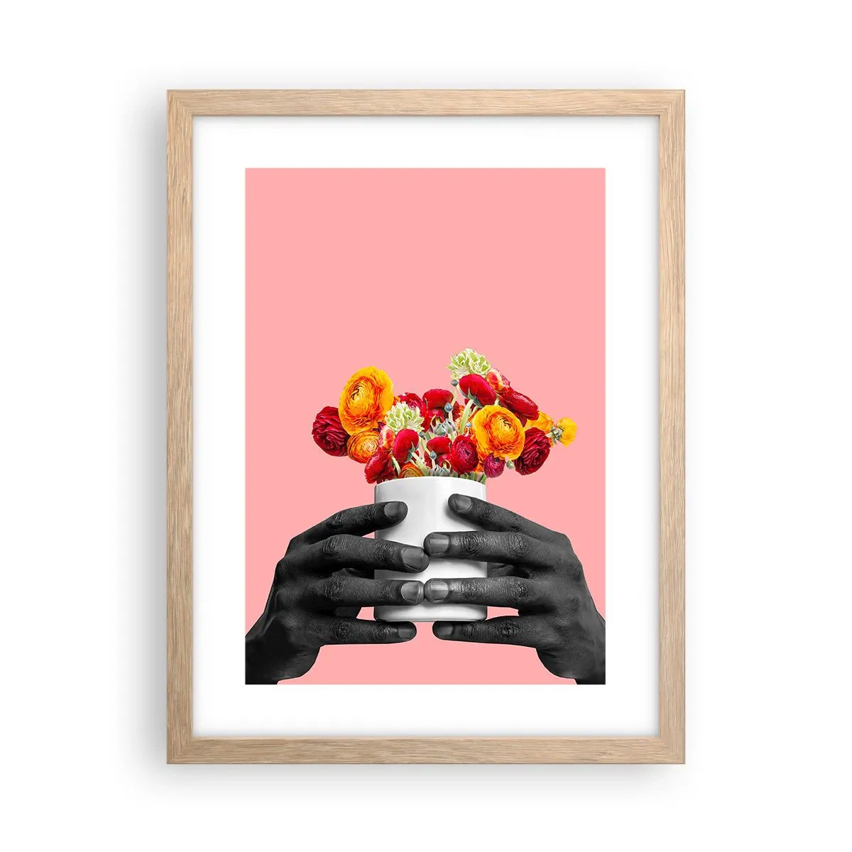 Affisch i ram av ljusek - Livets apoteos - 30x40 cm