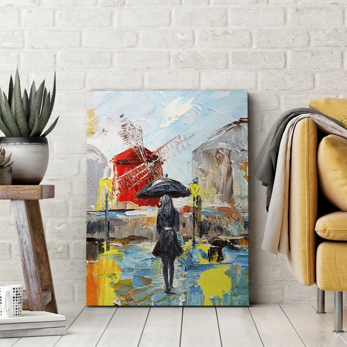 Canvastavla - Bild på duk - Parislegender - 50x70 cm