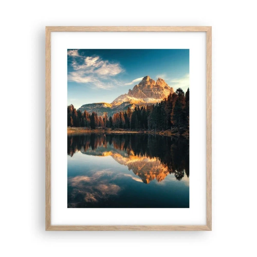 Affisch i ram av ljusek - Dubbelt landskap - 40x50 cm