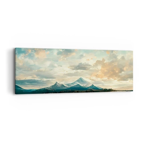 Canvastavla - Bild på duk - Under himlens skydd - 90x30 cm