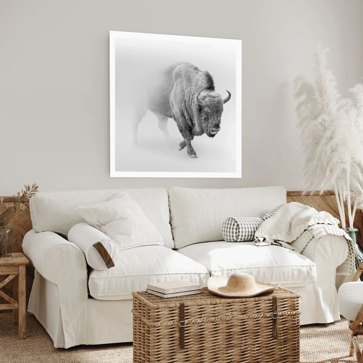 Affisch - Präriens kung - 30x30 cm