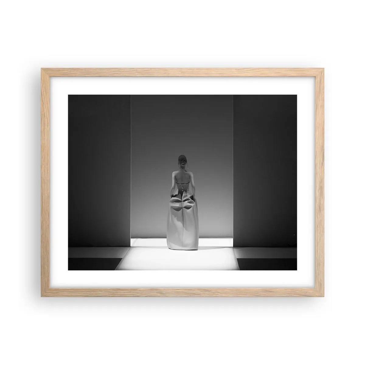 Affisch i ram av ljusek - Raffinerad enkelhet - 50x40 cm
