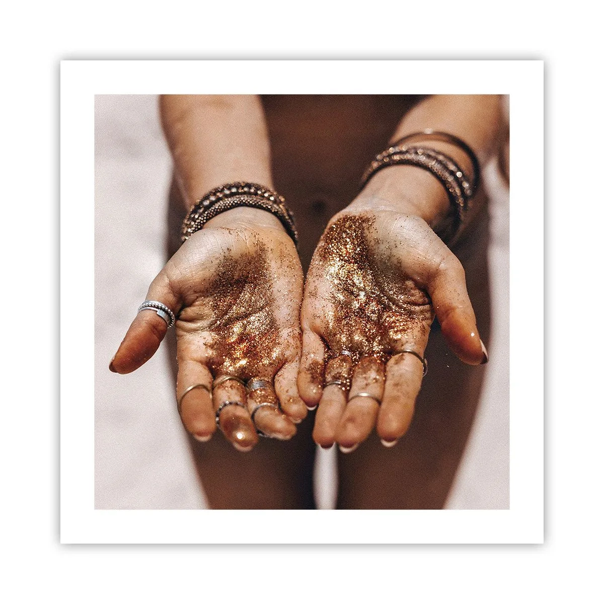 Affisch - Gåva för dig - 50x50 cm