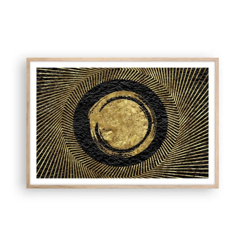 Affisch i ram av ljusek - Glamourös komposition - 91x61 cm