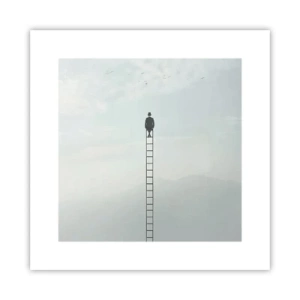 Affisch - Var över det - 30x30 cm