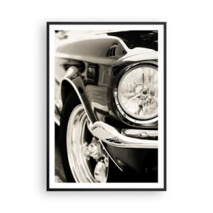 Affisch i svart ram - Oändlig glans - 70x100 cm