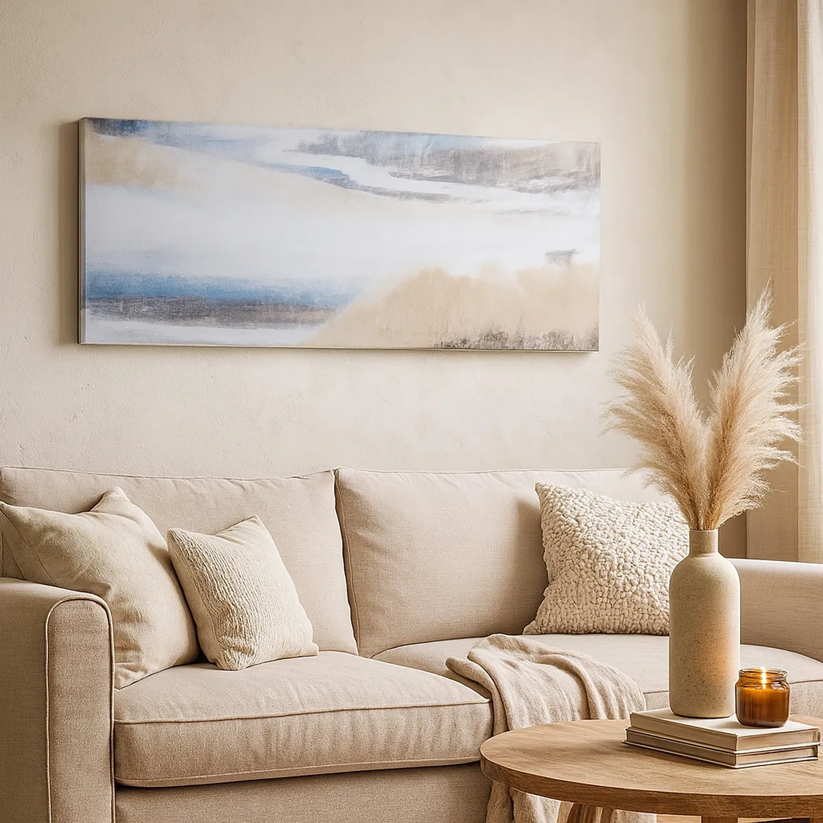 Canvastavla - Bild på duk - Vinterkomposition - 30x30 cm