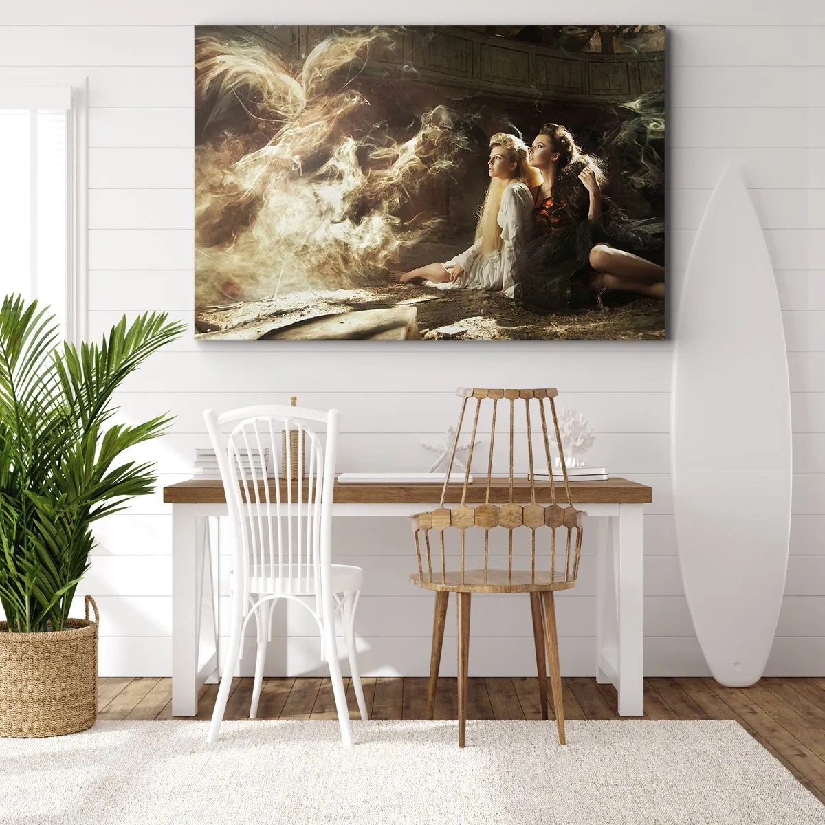 Canvastavla - Bild på duk - Och så blev det poesi - 100x70 cm