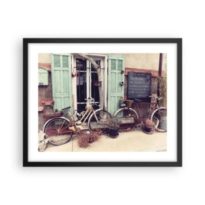 Affisch i svart ram - Länge leve provinsen - 50x40 cm