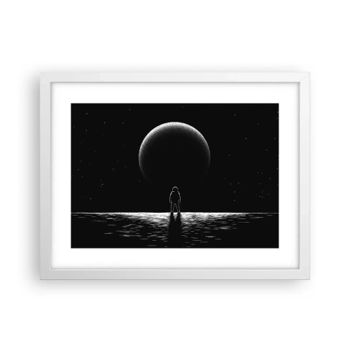 Affisch i vit ram - Ansikte mot ansikte - 40x30 cm