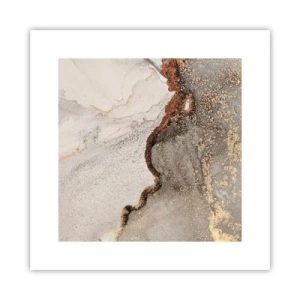 Affisch - På färgernas gräns - 30x30 cm