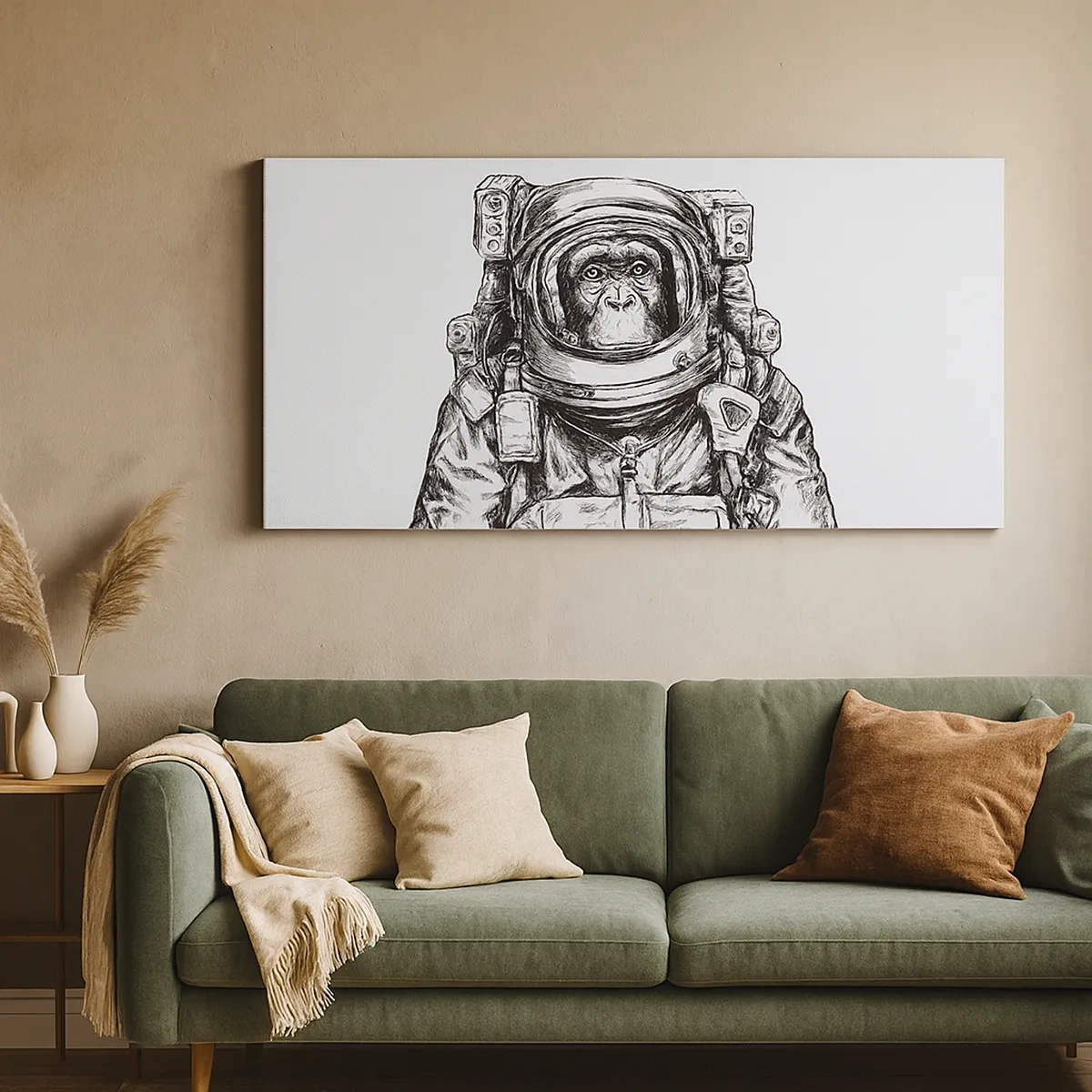 Canvastavla - Bild på duk - Alternativ evolution - 30x30 cm