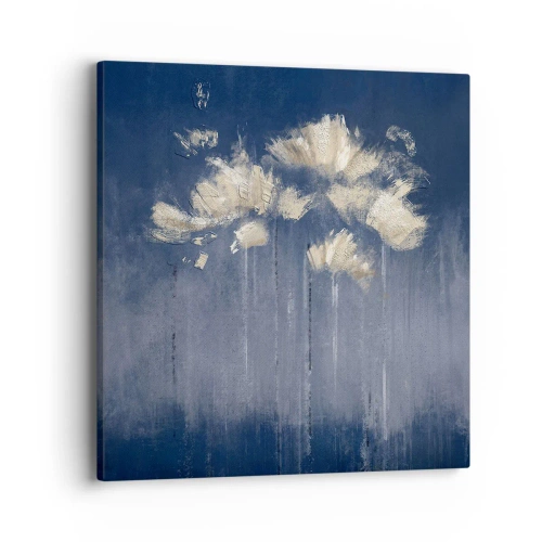 Canvastavla - Bild på duk - Som kronblad i vinden - 40x40 cm