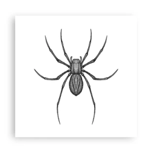 Affisch - Oroväckande precision - 60x60 cm