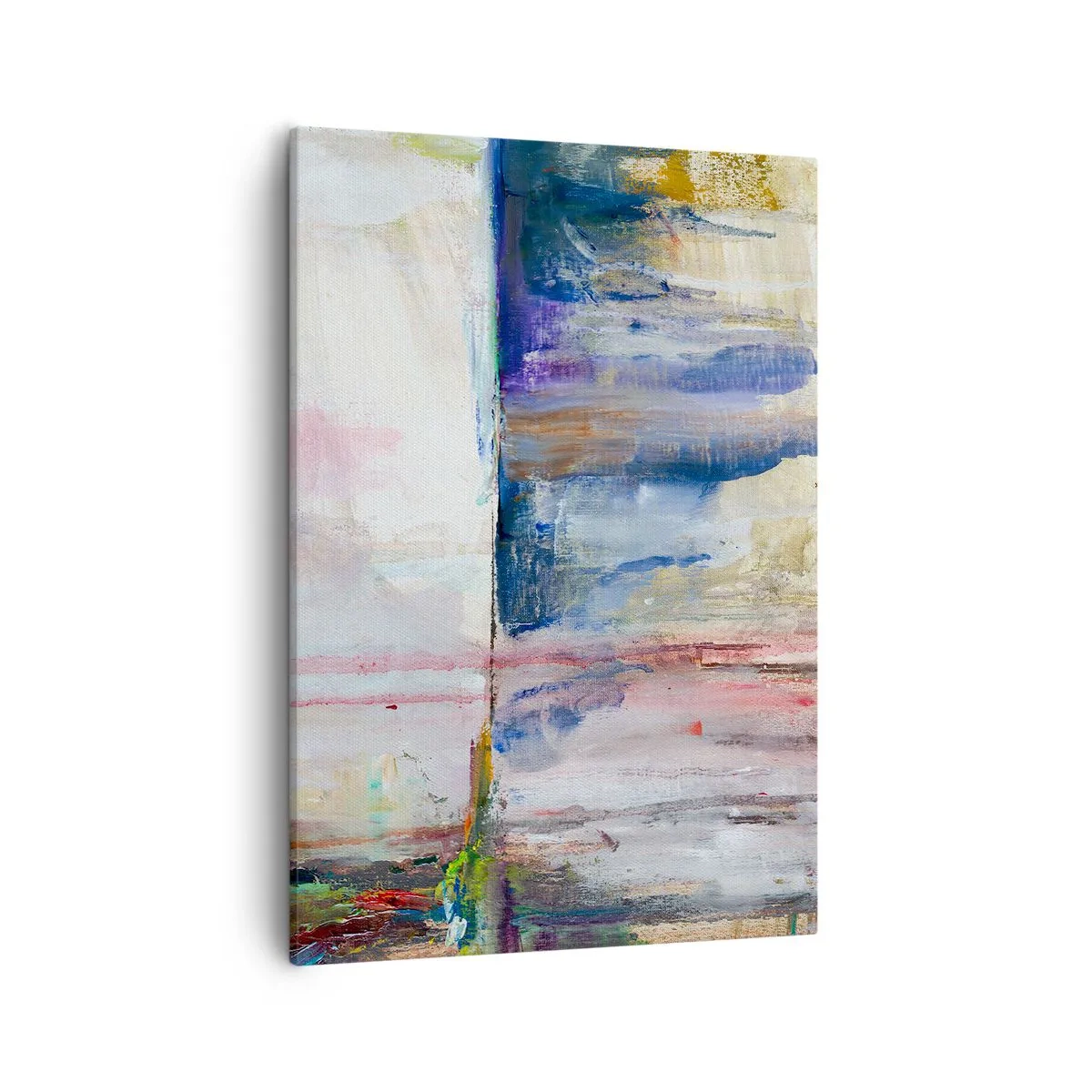 Canvastavla - Bild på duk - Färgrika intryck och associationer - 50x70 cm