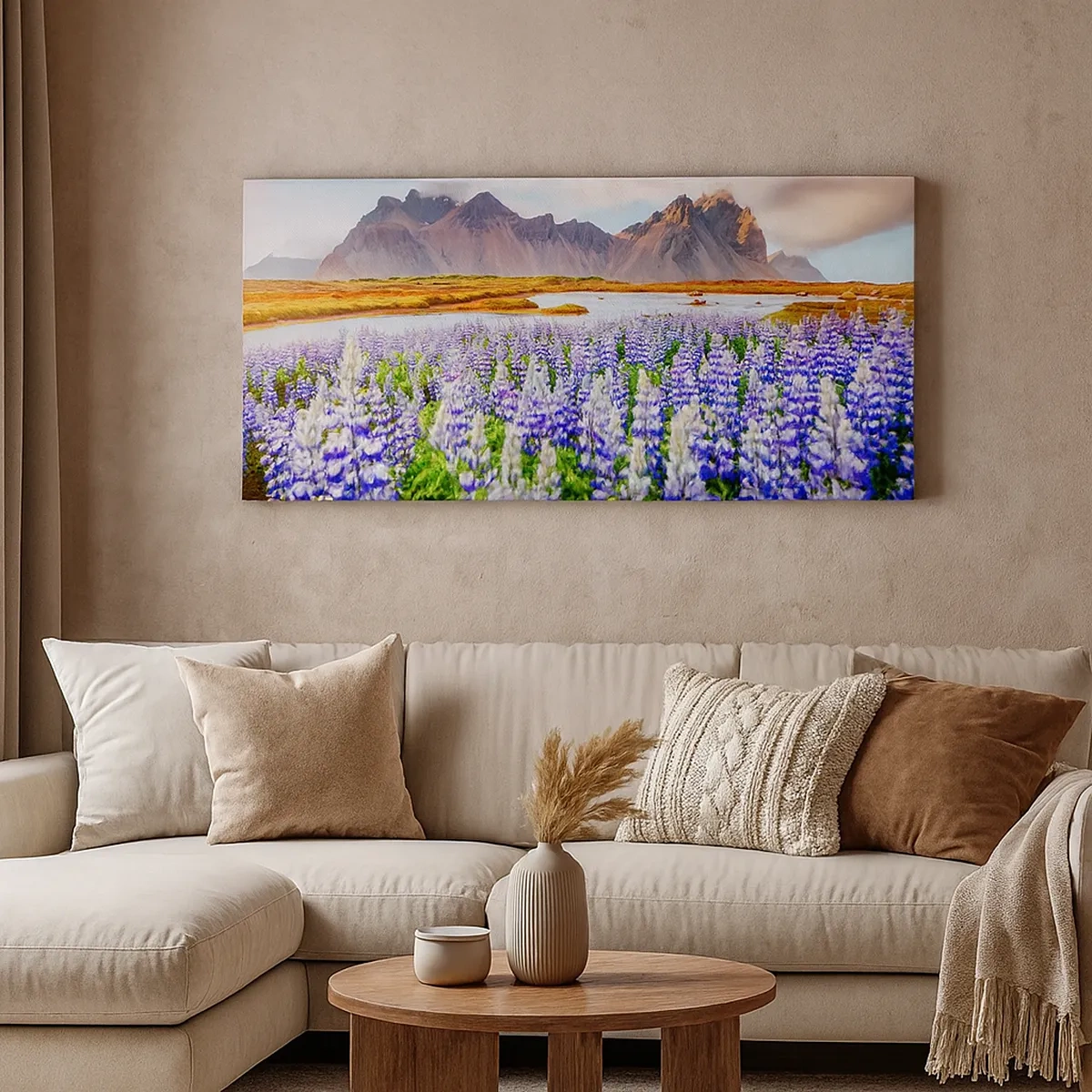 Canvastavla - Bild på duk - Styrka och stränghet bredvid mildhet - 30x30 cm