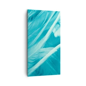 Canvastavla - Bild på duk - Drunkna i dun - 55x100 cm