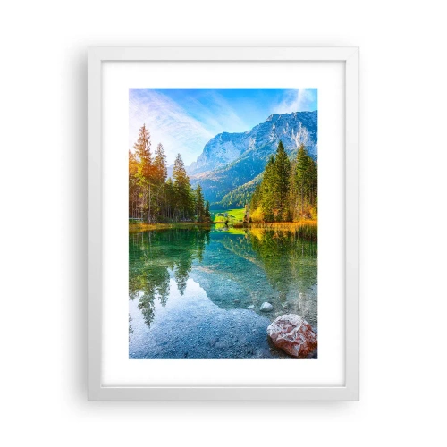 Affisch i vit ram - Höstens mildhet - 30x40 cm