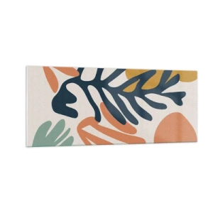 Glastavla - Bild på glas - Korallhav - 100x40 cm