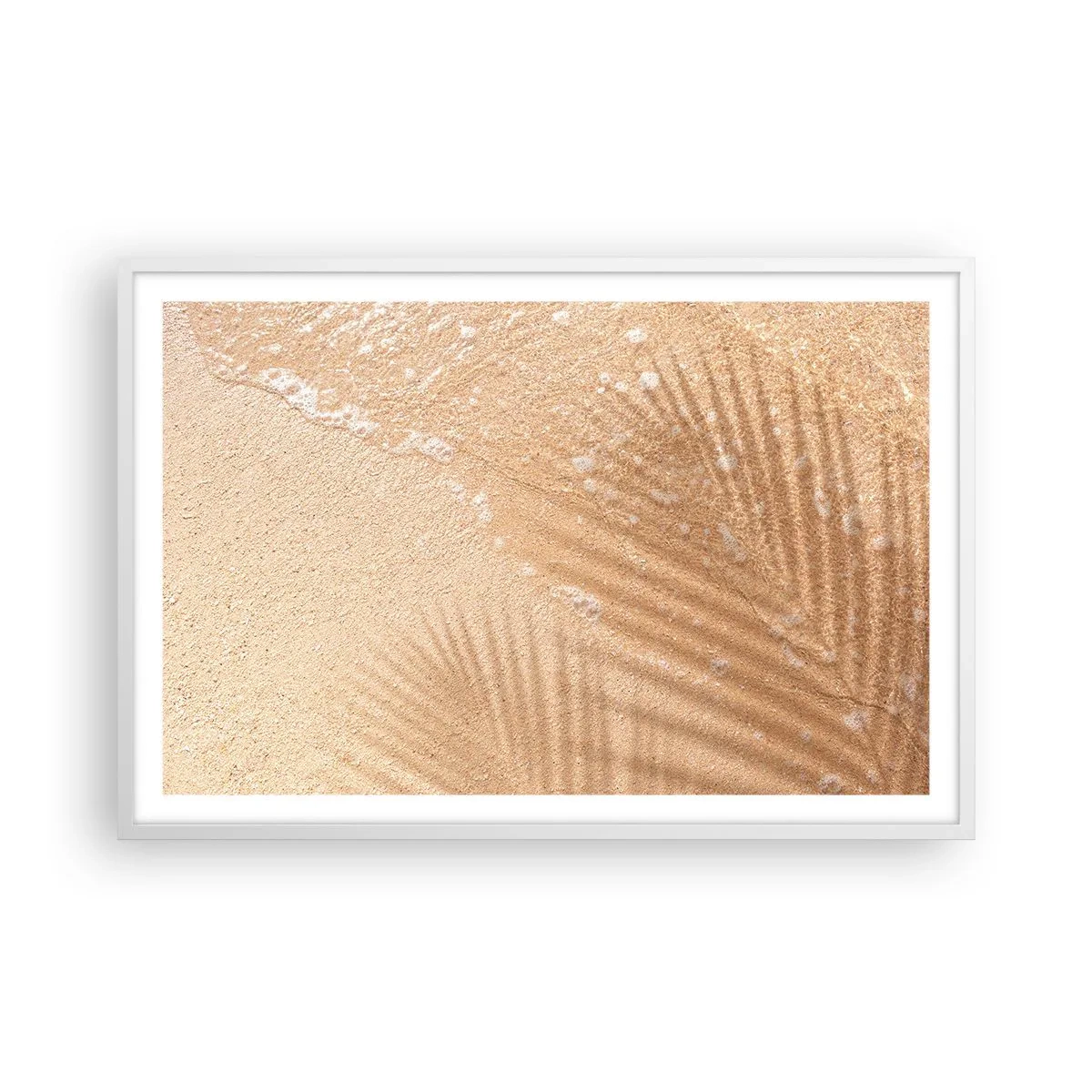 Affisch i vit ram - Heta sommarens skugga - 91x61 cm