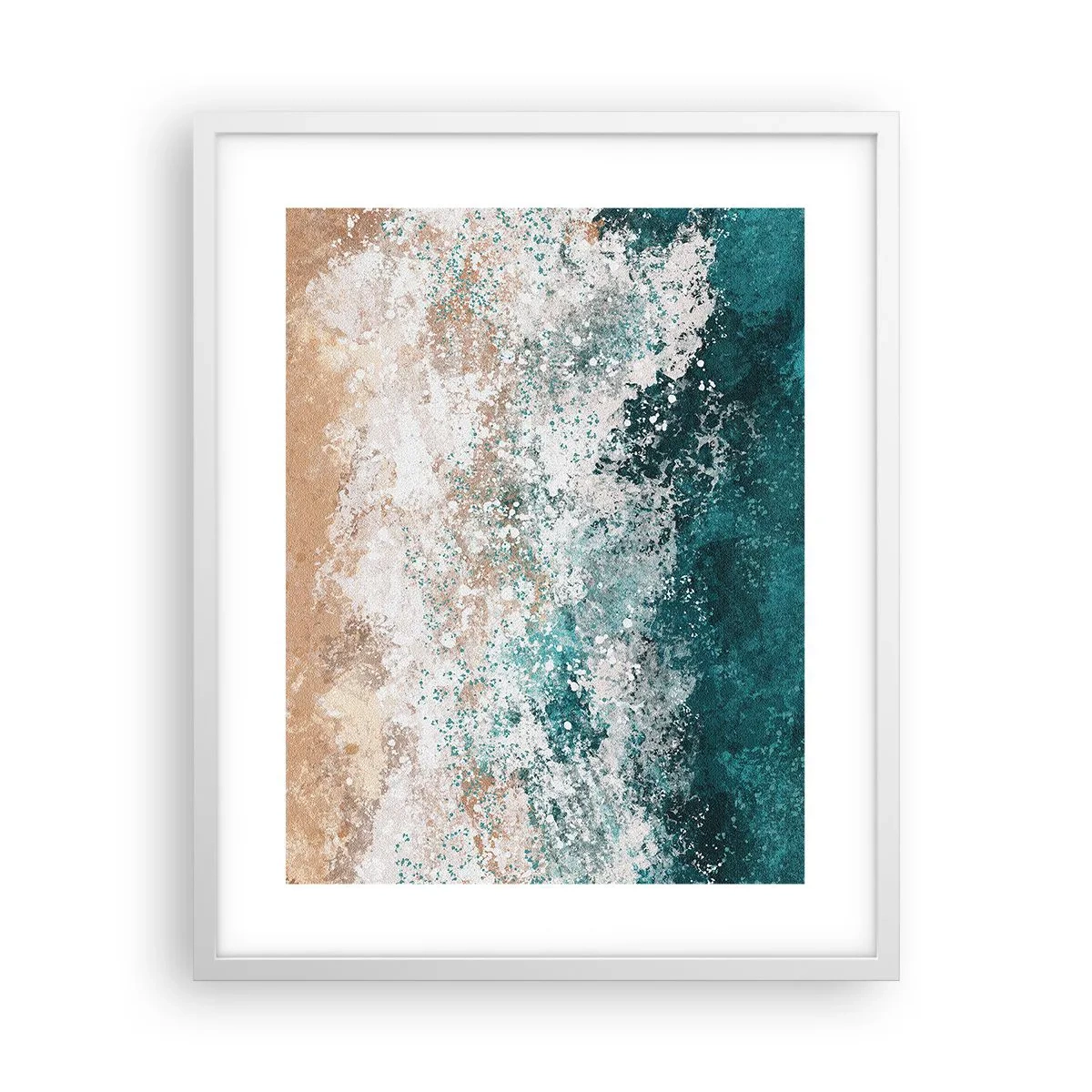 Affisch i vit ram - Berättelser från havet - 40x50 cm