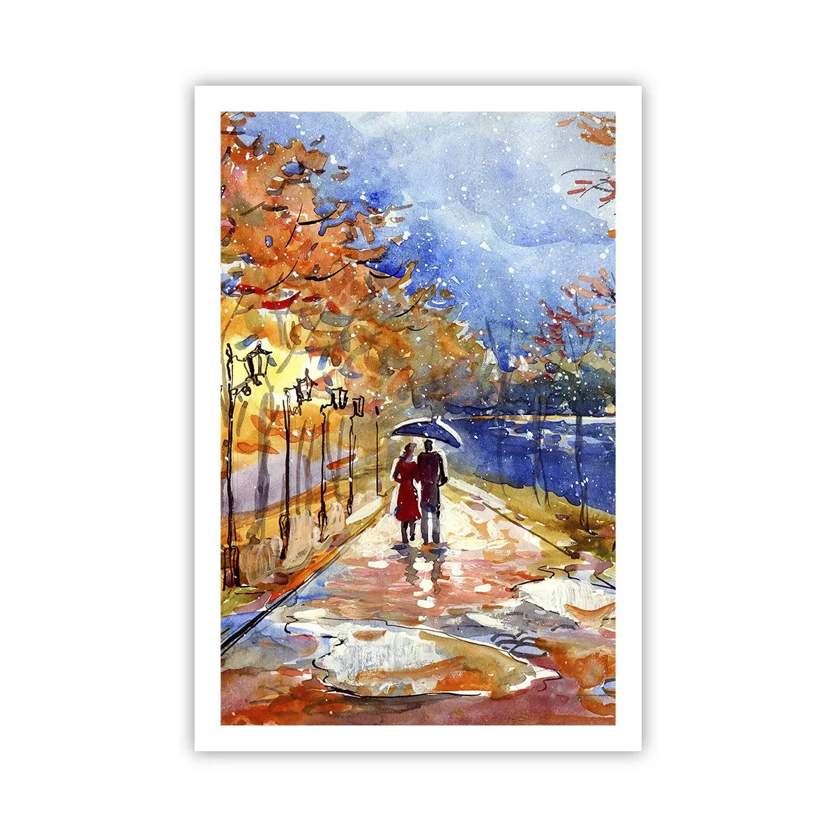 Affisch - Tillsammans mot tidens gräns - 61x91 cm