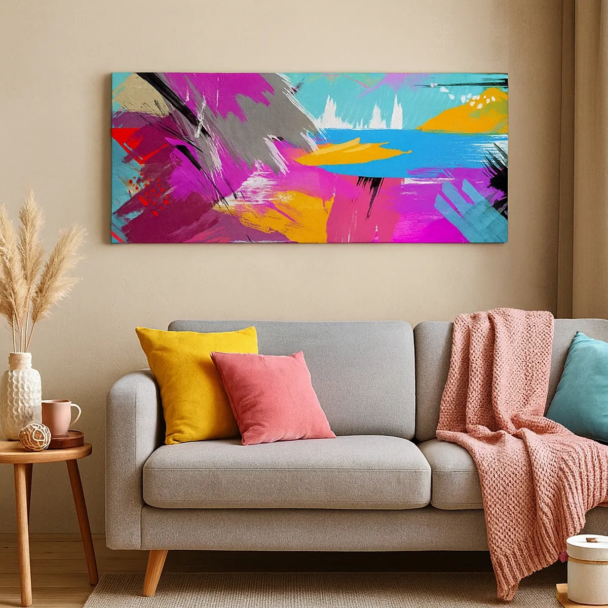 Canvastavla - Bild på duk - Stryk, stryk, stryk en gång till - 30x30 cm