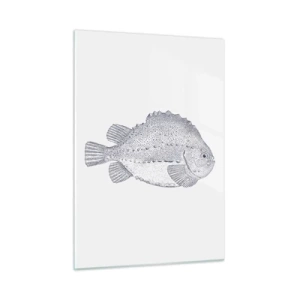 Glastavla - Bild på glas - Till naturforskarens album - 50x70 cm