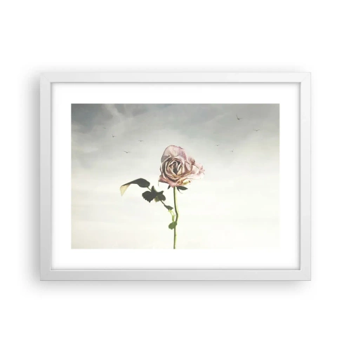 Affisch i vit ram - Vårens välkomst - 40x30 cm