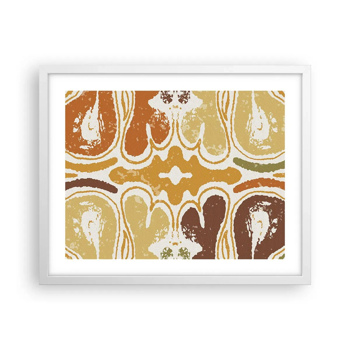 Affisch i vit ram - Sentimental abstraktion - 50x40 cm