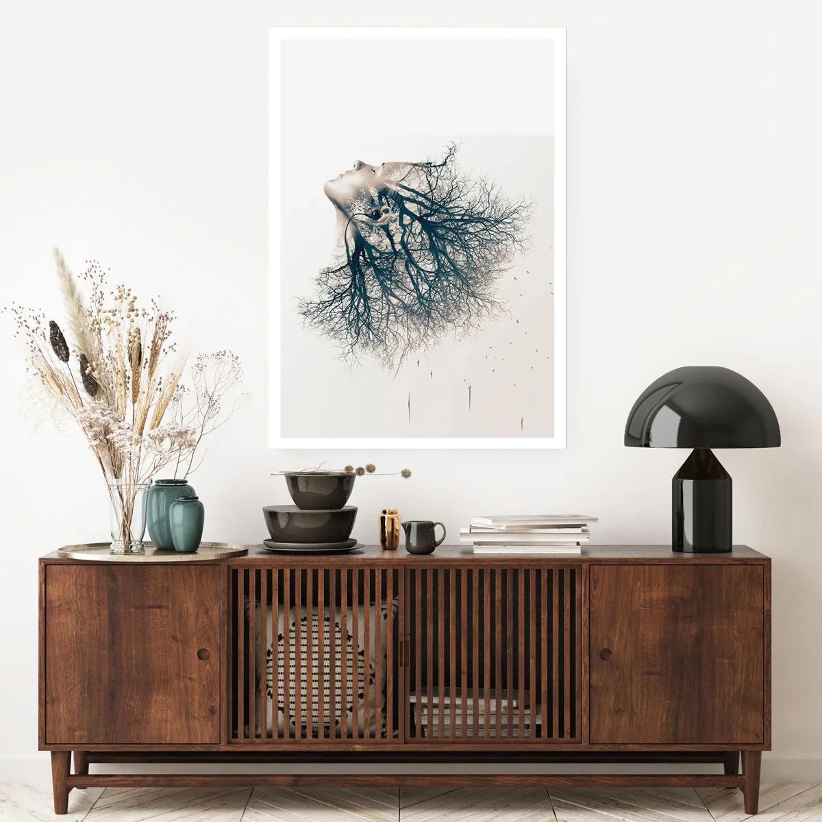 Affisch - Lyssnar på trädens viskningar - 40x50 cm