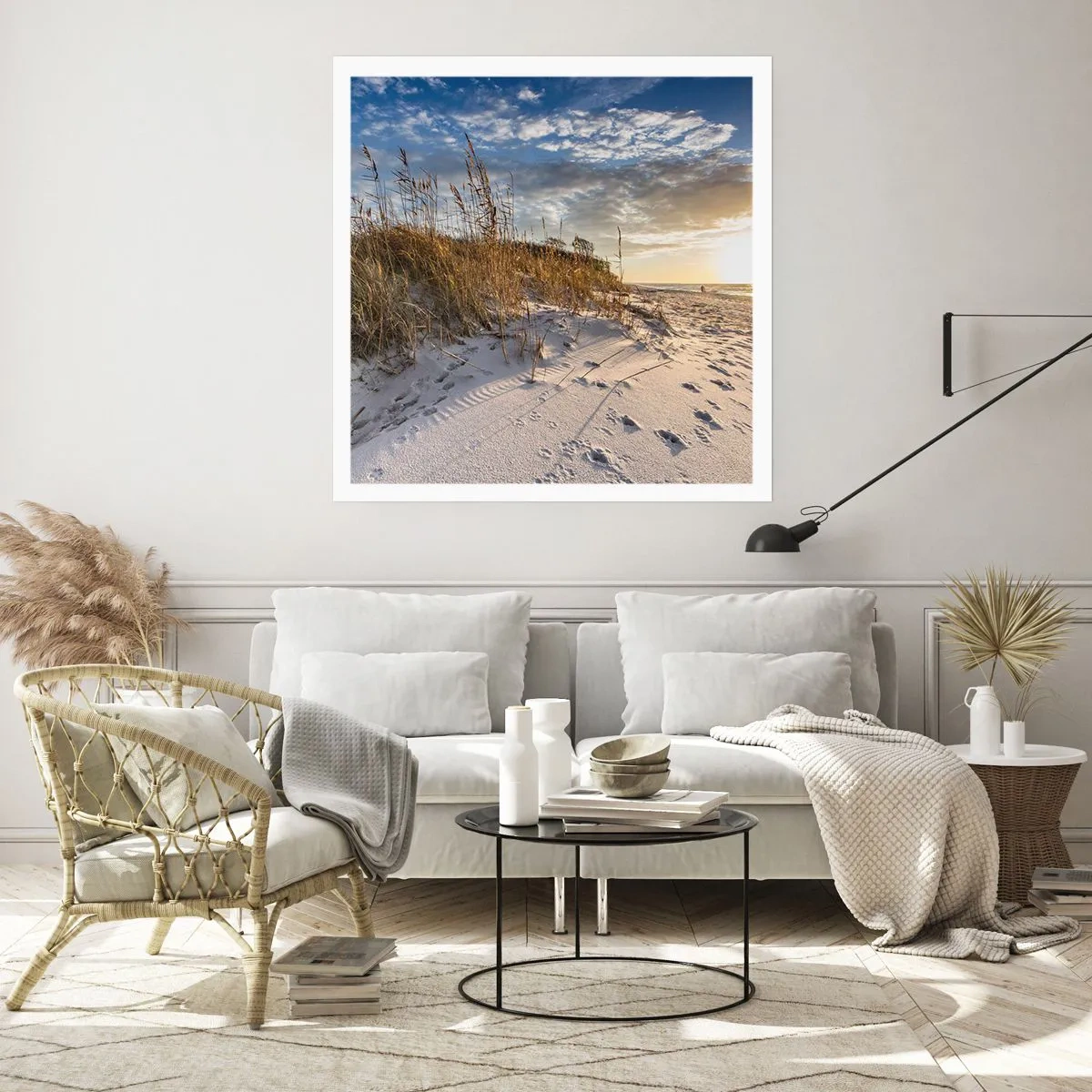 Affisch - Inbjudan till promenad - 40x40 cm