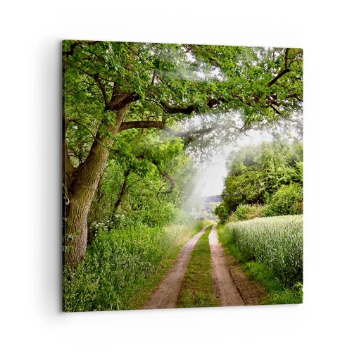 Canvastavla - Bild på duk - Et in Arcadia ego - 50x50 cm