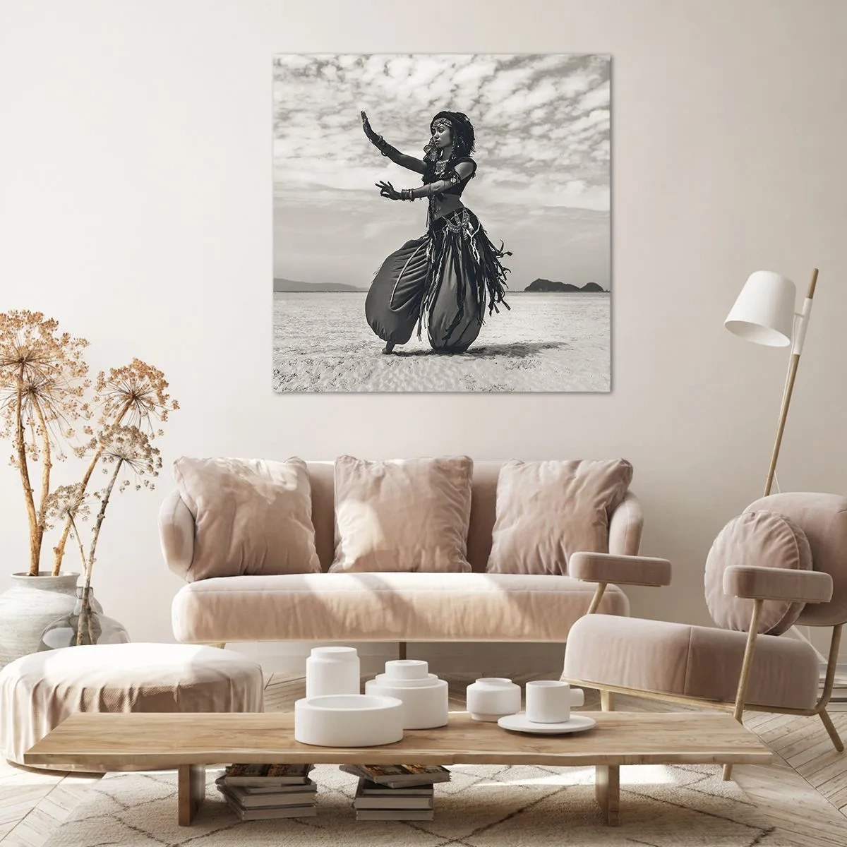 Canvastavla - Bild på duk - Sydliga öars dans - 70x70 cm