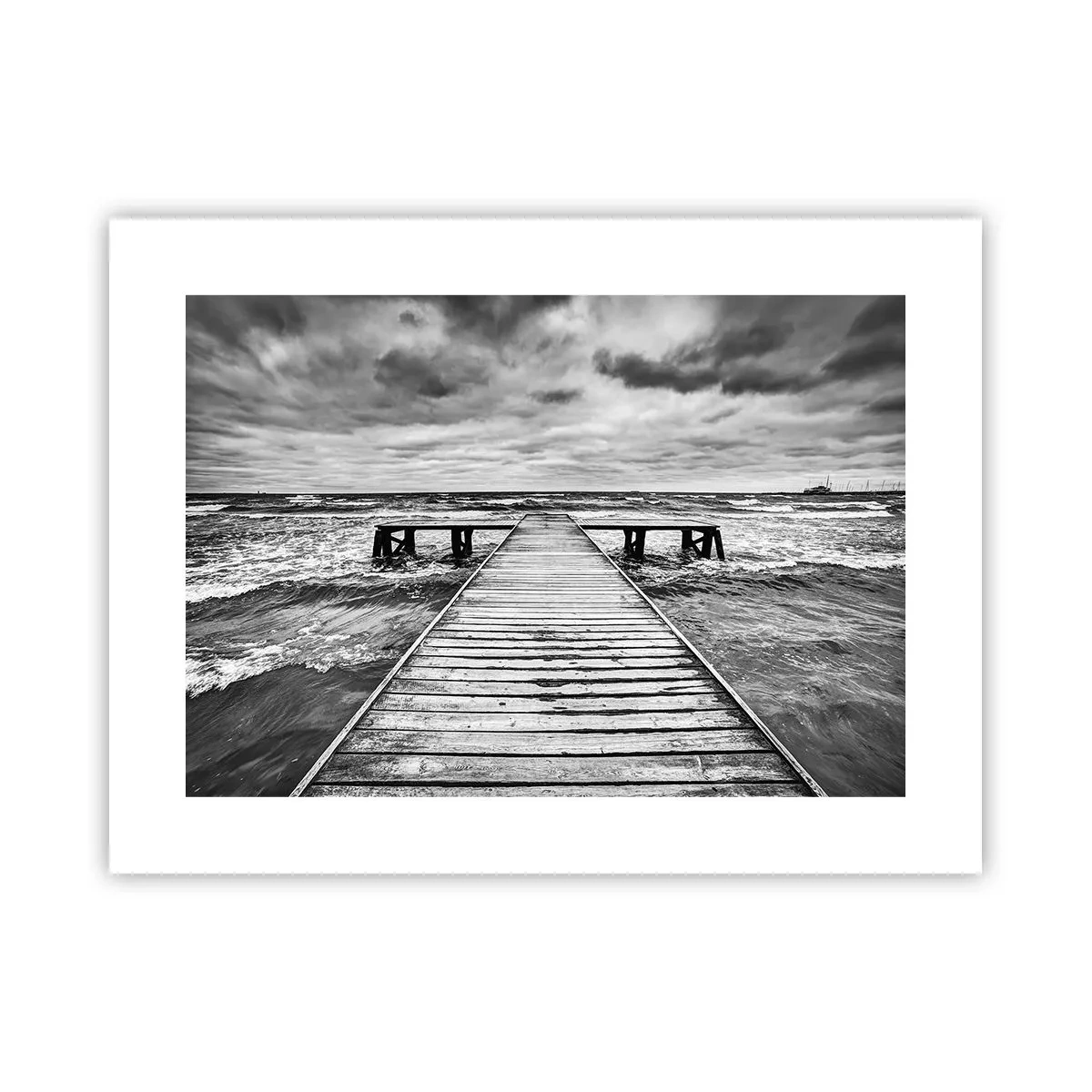 Affisch - Jag väntar på vind som blåser bort... - 40x30 cm