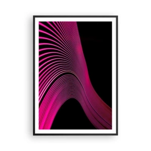 Affisch i svart ram - Ljusets allé - 70x100 cm