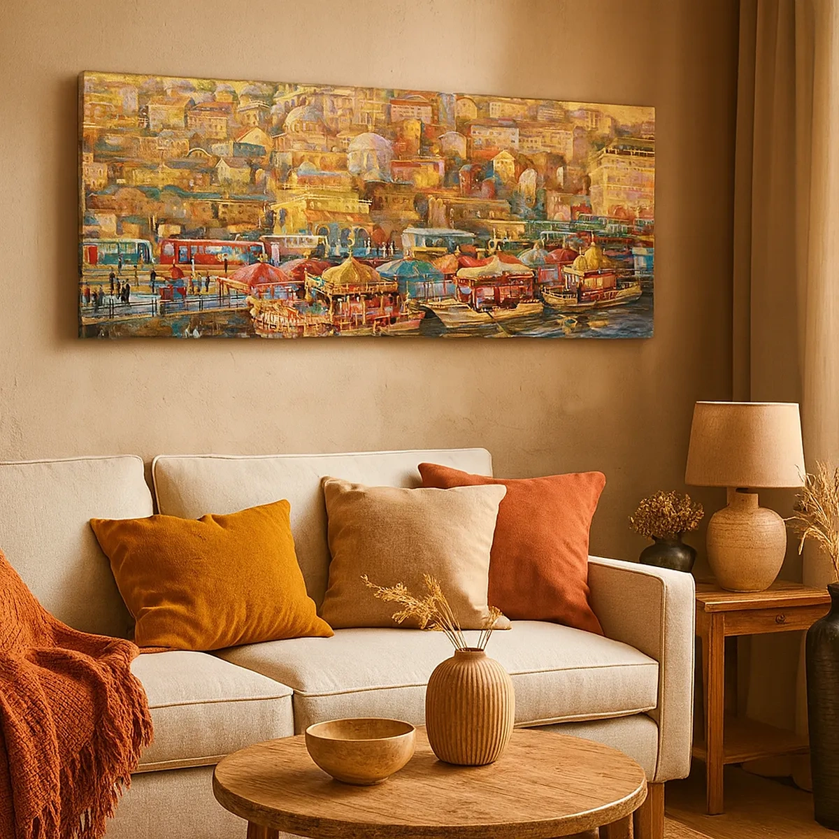 Canvastavla - Bild på duk - Istanbul-berättelse - 30x30 cm