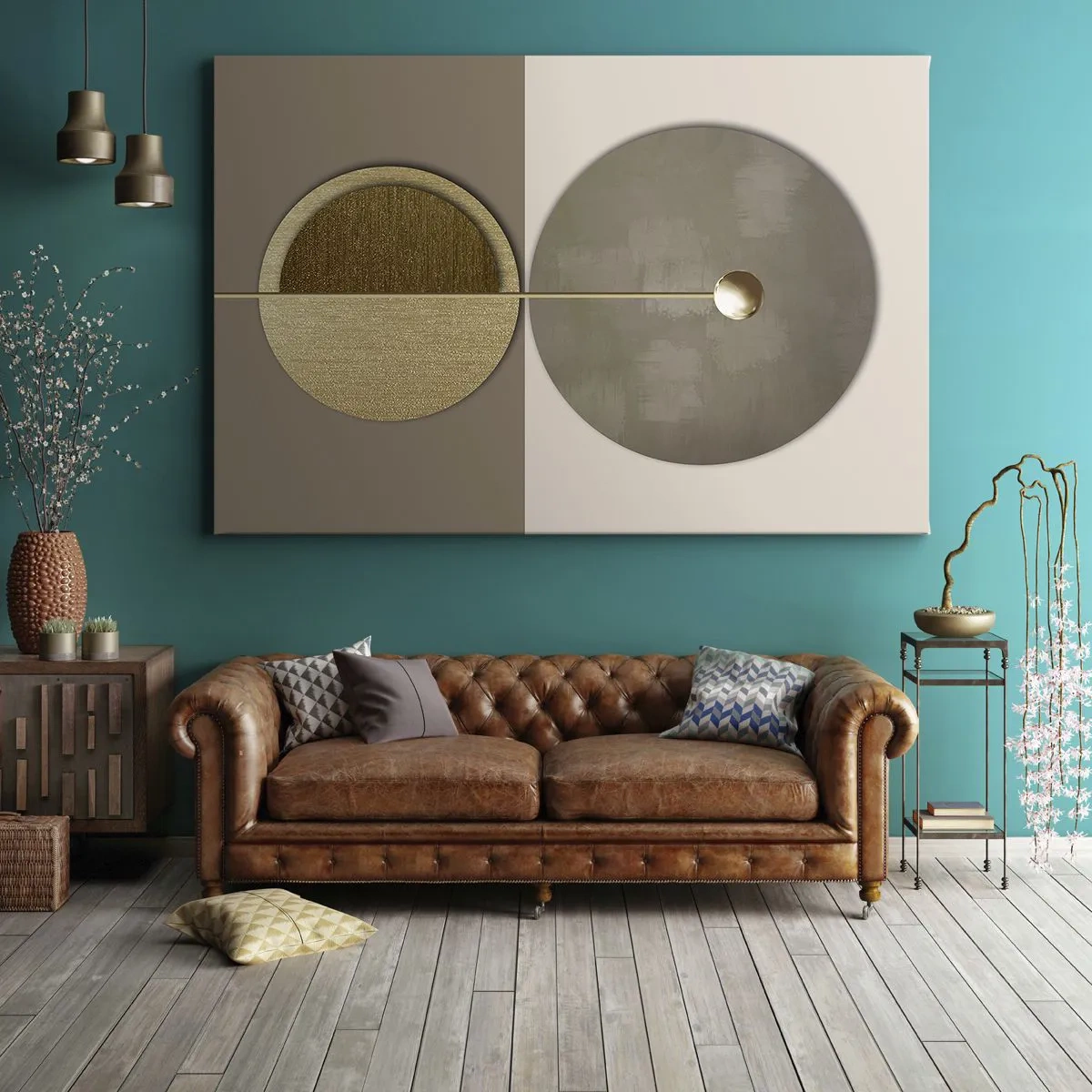 Canvastavla - Bild på duk - Perfekt balans - 70x50 cm